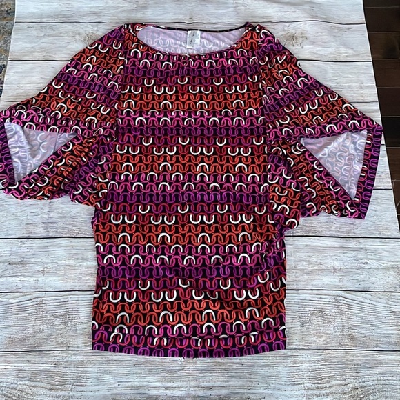 TRINA TURK Echo chain Swim Tunic Coverup Size  M NWT Beach Pool Vacation Resort - Picture 4 of 8